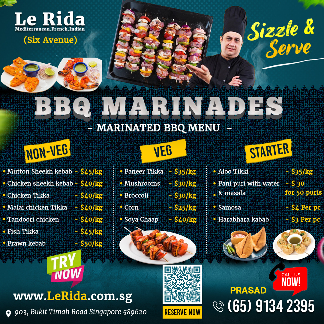 Signature BBQ Marinades Sizzle and Serve - Le Rida