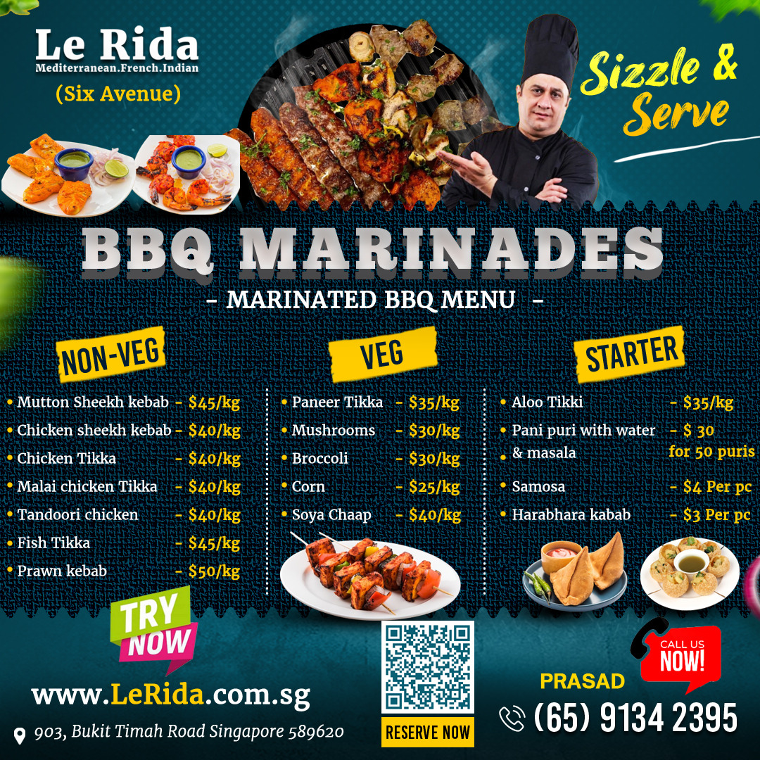 Signature BBQ Marinades Sizzle and Serve - Le Rida